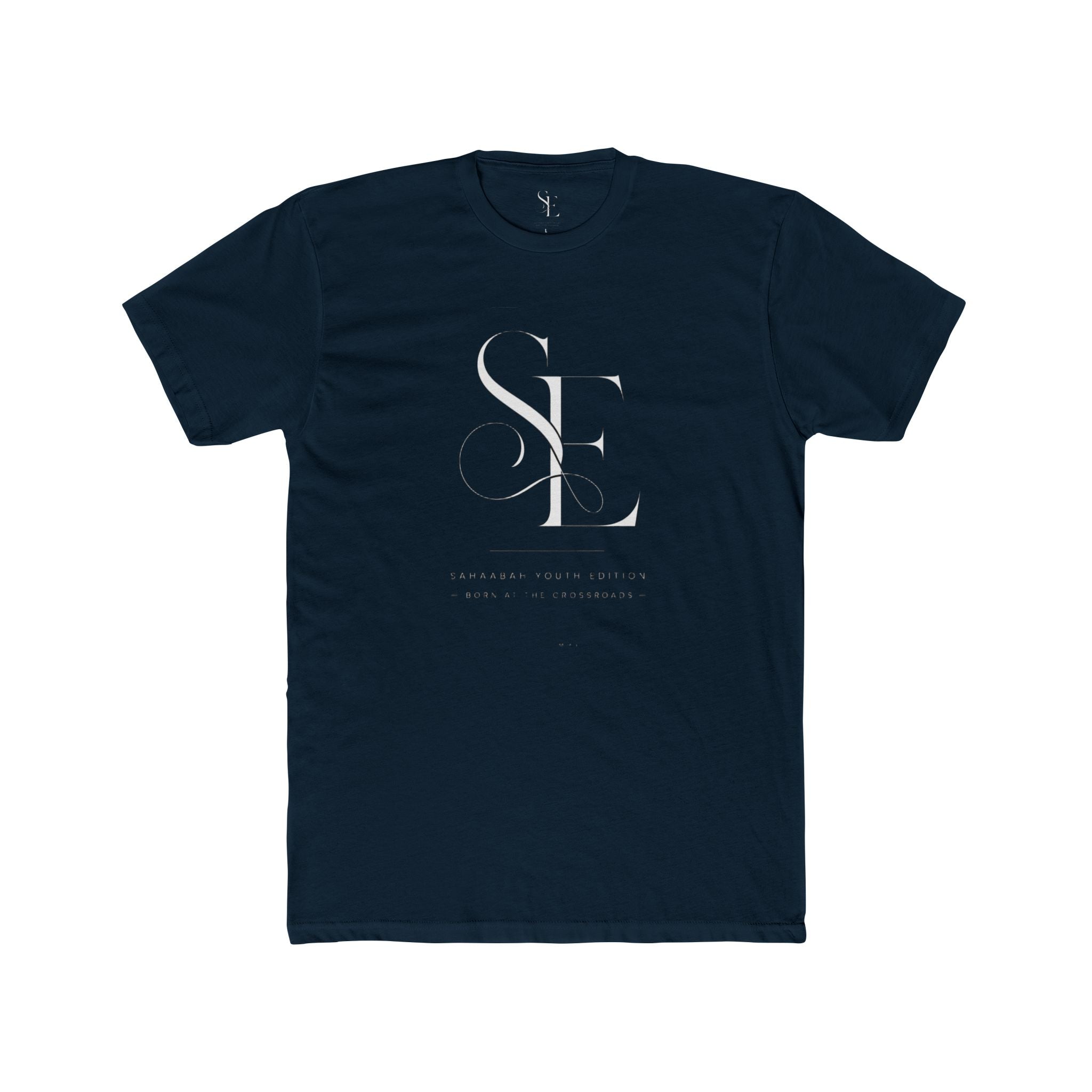 Sahaabah 'SE' Monogram Crew Tee Subtle Modern T-Shirt