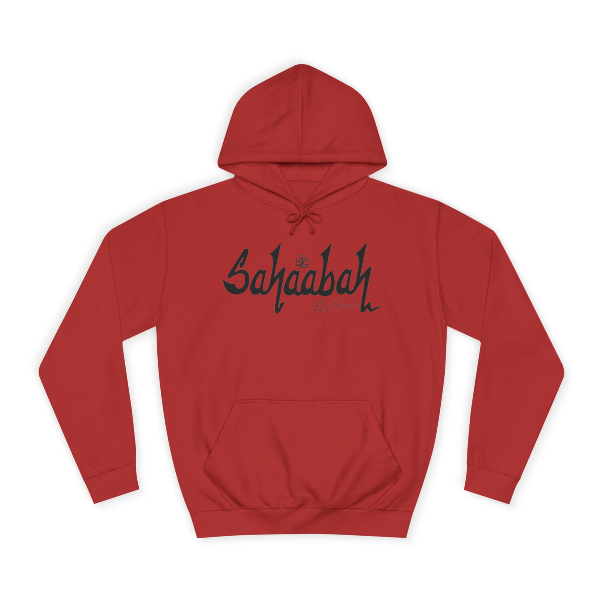 #24 Sahaabah Exclusives Throwback Hoodie — Cozy Script College Pullover