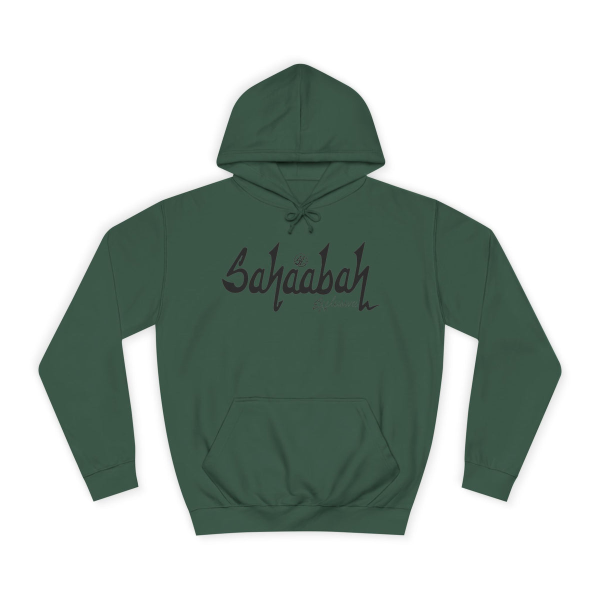#24 Sahaabah Exclusives Throwback Hoodie — Cozy Script College Pullover