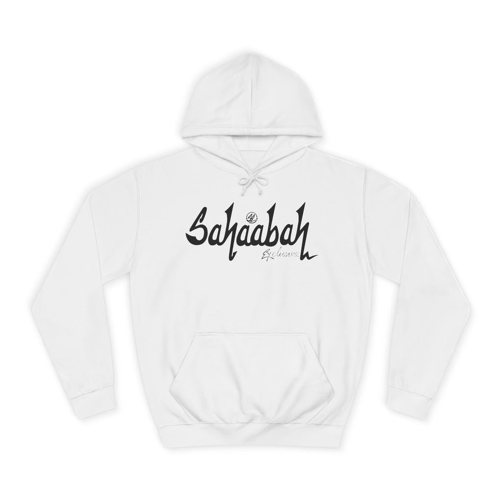 #24 Sahaabah Exclusives Throwback Hoodie — Cozy Script College Pullover