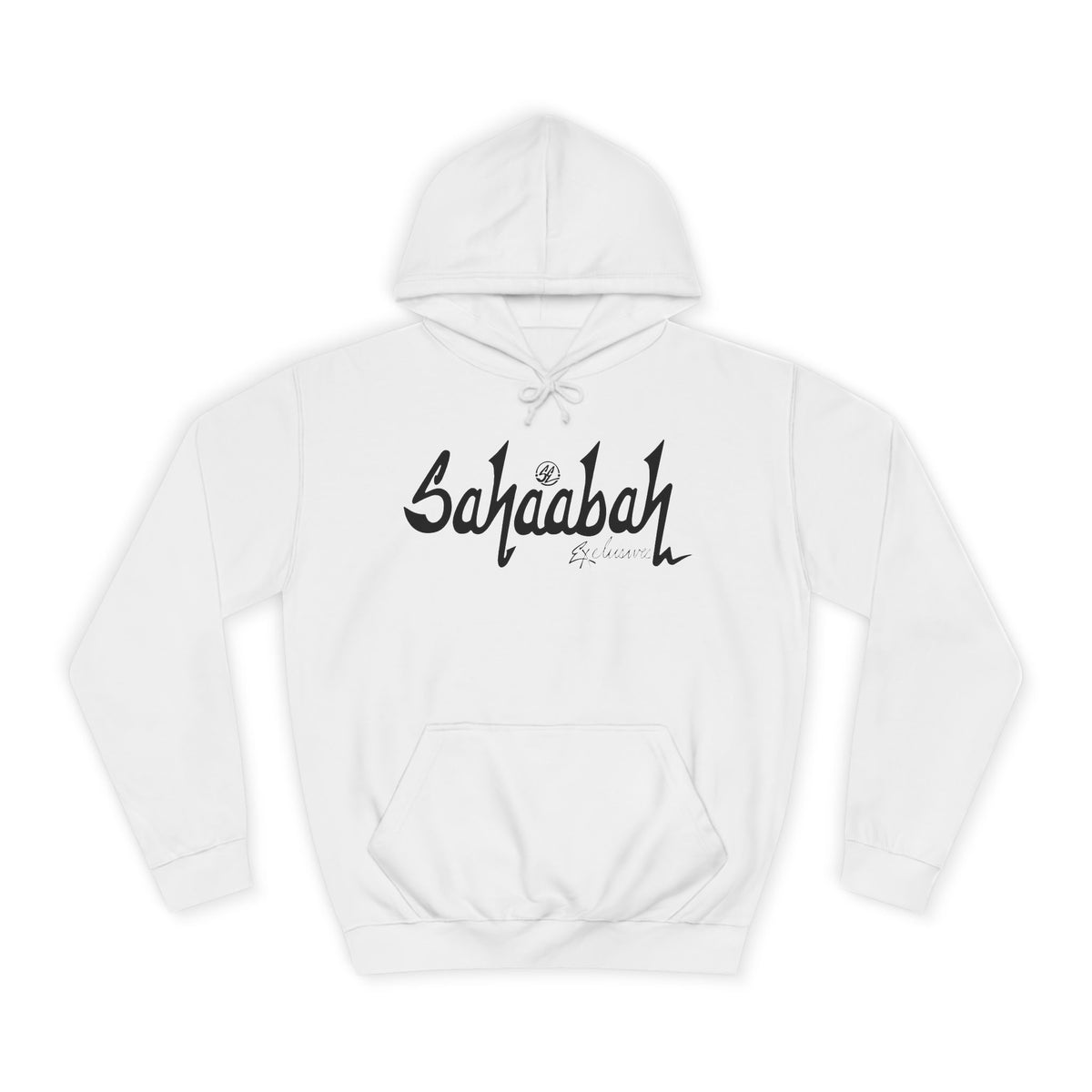 #24 Sahaabah Exclusives Throwback Hoodie — Cozy Script College Pullover