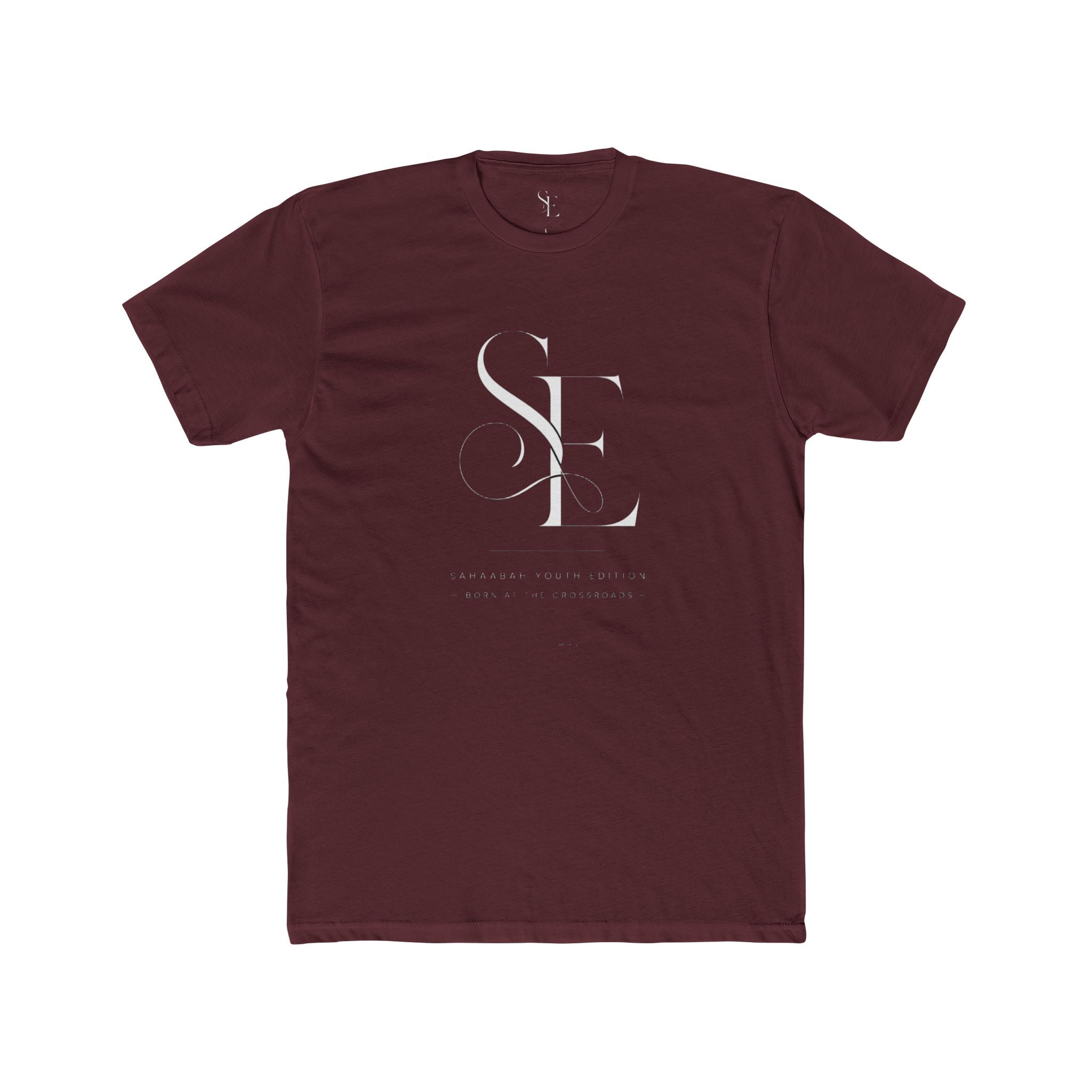 Sahaabah 'SE' Monogram Crew Tee Subtle Modern T-Shirt