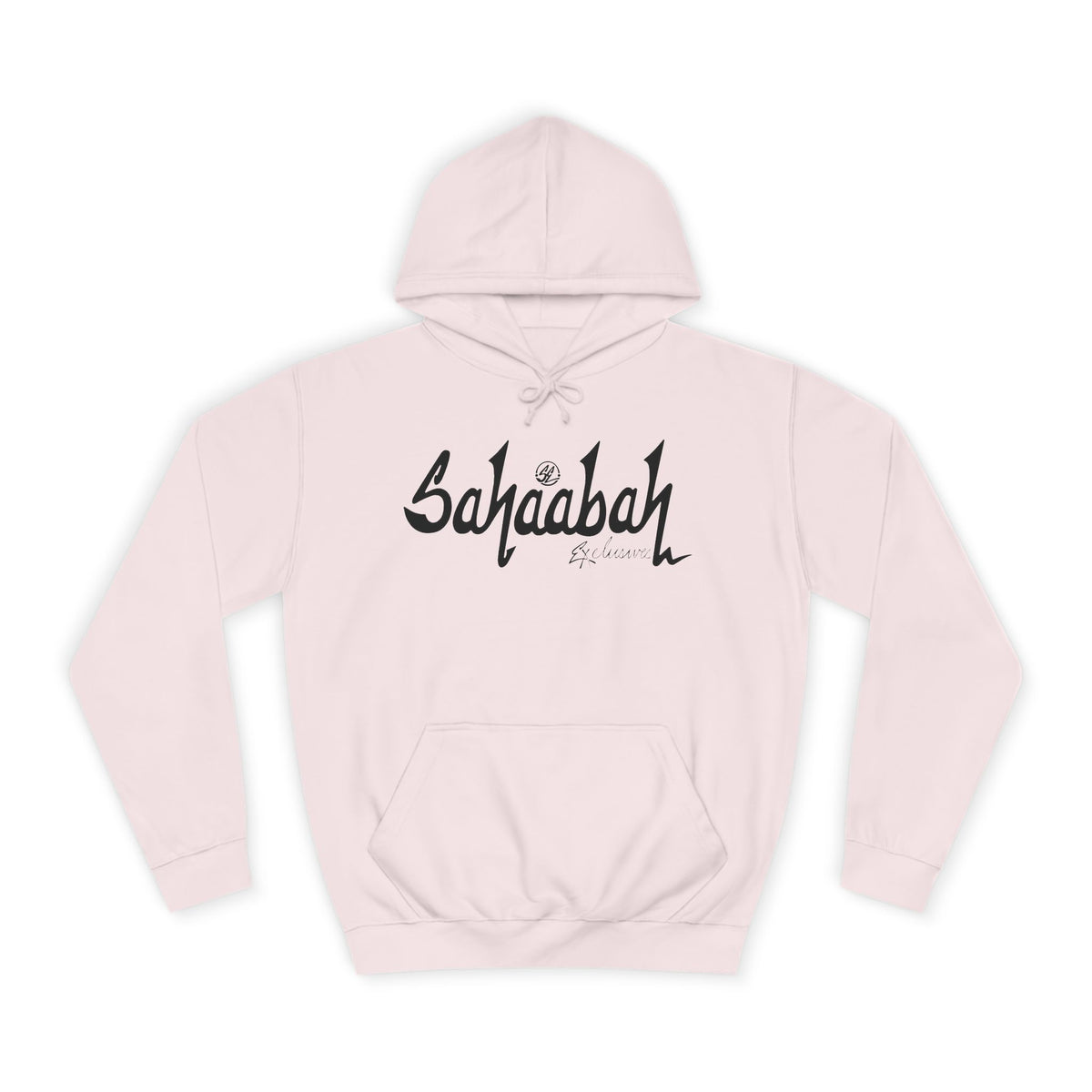 #24 Sahaabah Exclusives Throwback Hoodie — Cozy Script College Pullover