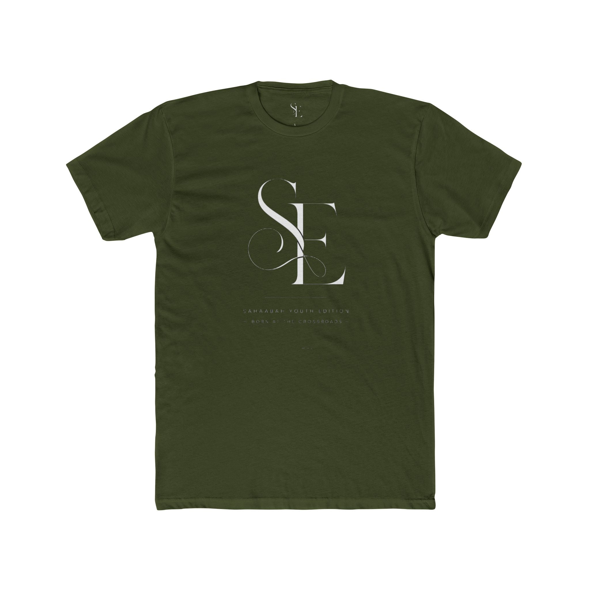 Sahaabah 'SE' Monogram Crew Tee Subtle Modern T-Shirt