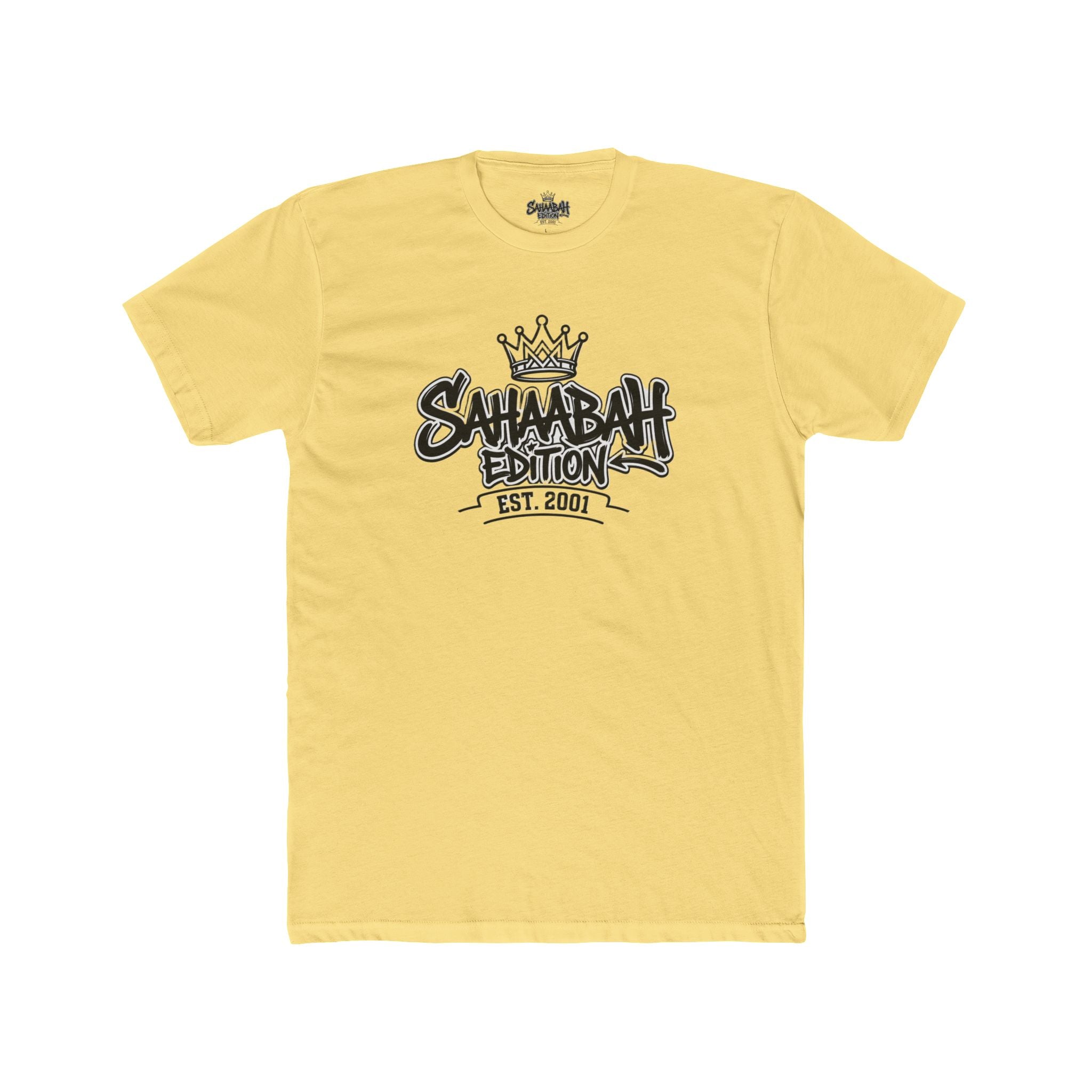 Crew Tee — "Sahabah Edition Crown" Designer Tee