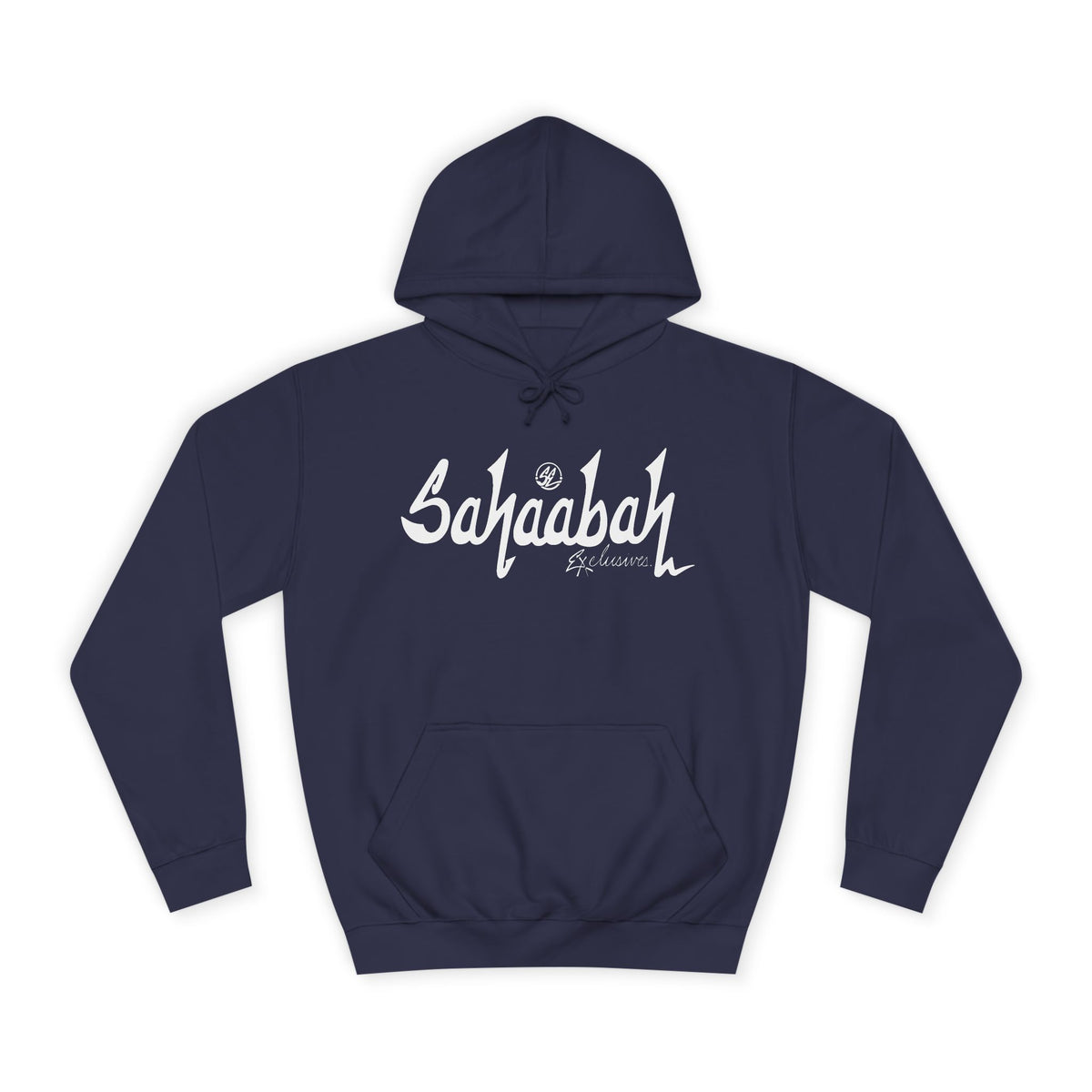 #23 Sahaabah Exclusives Throwback Hoodie — Cozy Script College Pullover