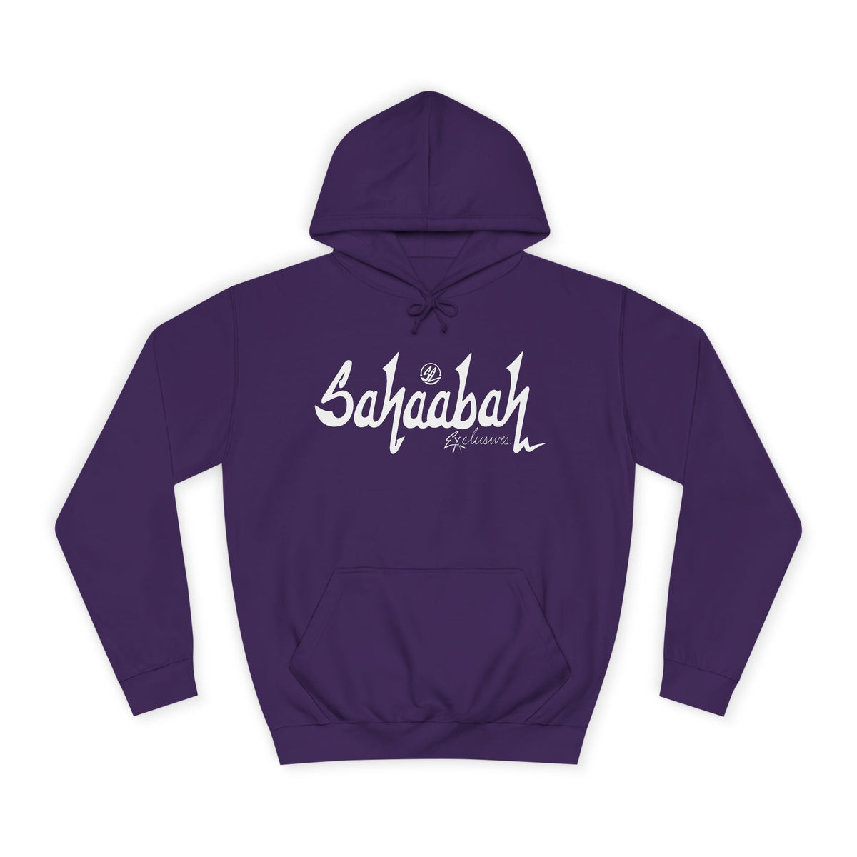 #23 Sahaabah Exclusives Throwback Hoodie — Cozy Script College Pullover