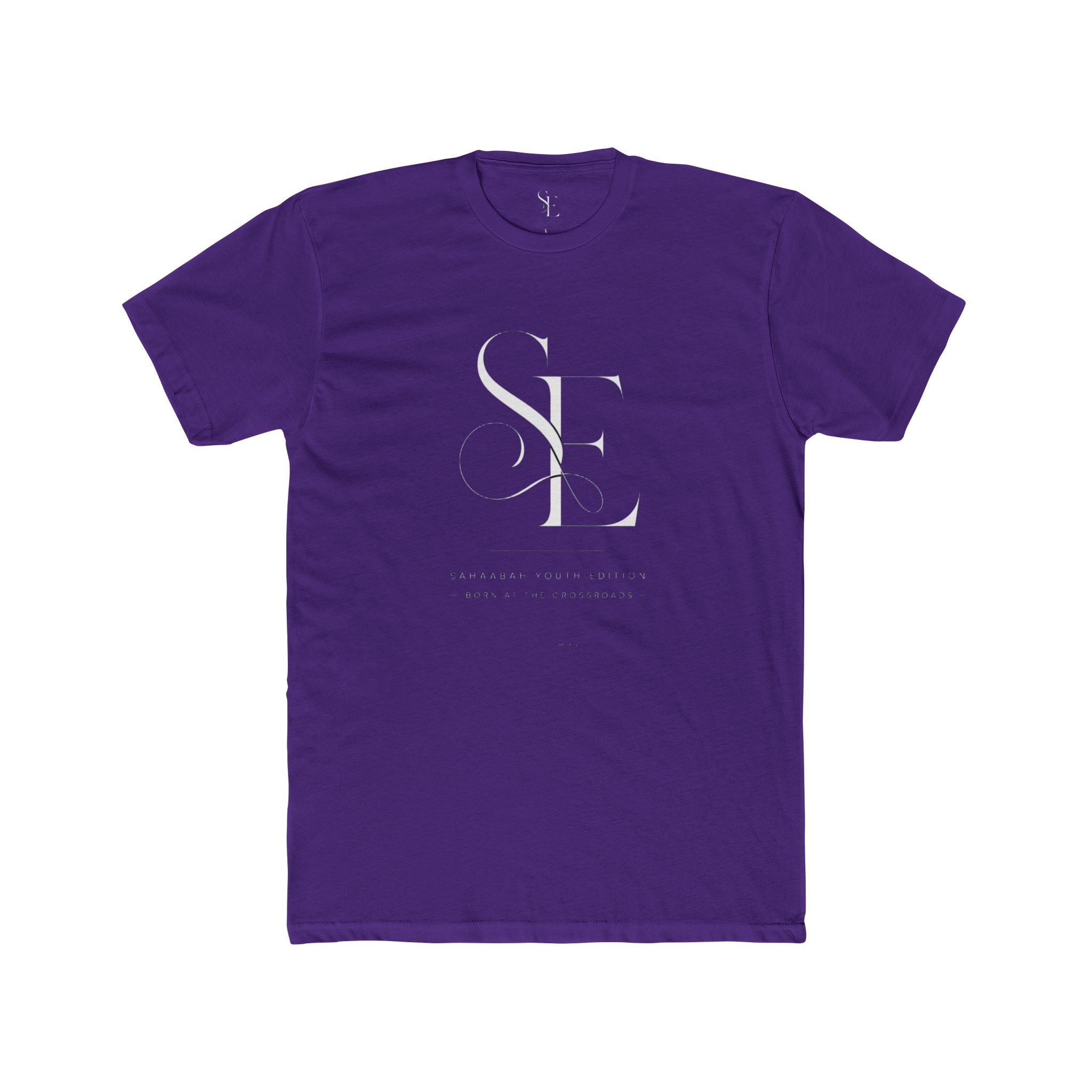 Sahaabah 'SE' Monogram Crew Tee Subtle Modern T-Shirt